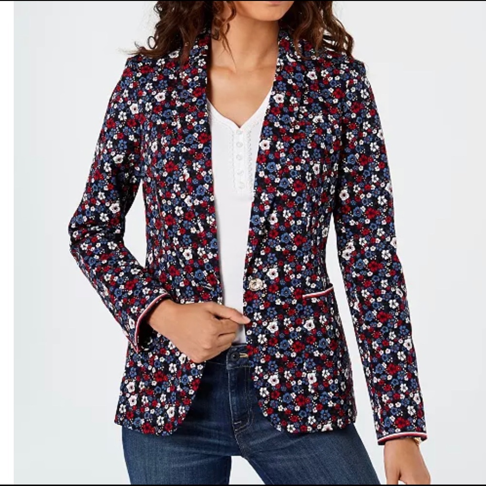 Tommy Hilfiger Floral Blazer